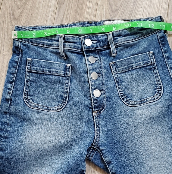 Anthropologie+AG "Stevie" Ankle Button Fly Slim Straight Jeans 27, EUC - Picture 15 of 15